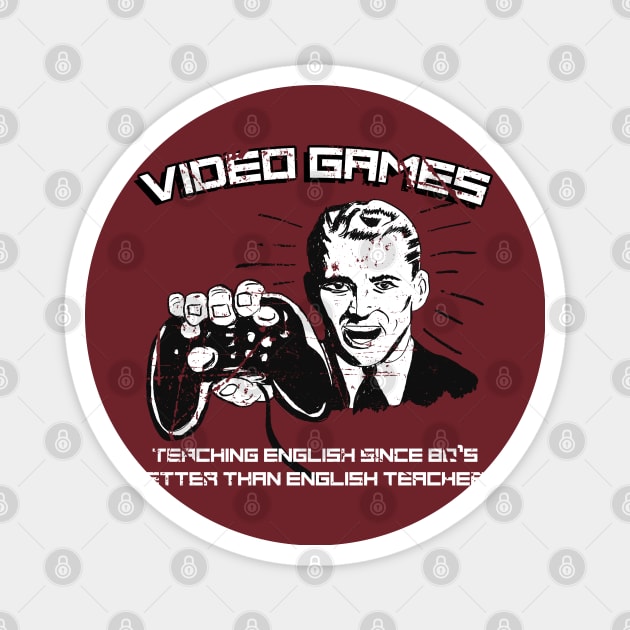 Videogames Teaching English Magnet by EddieBalevo